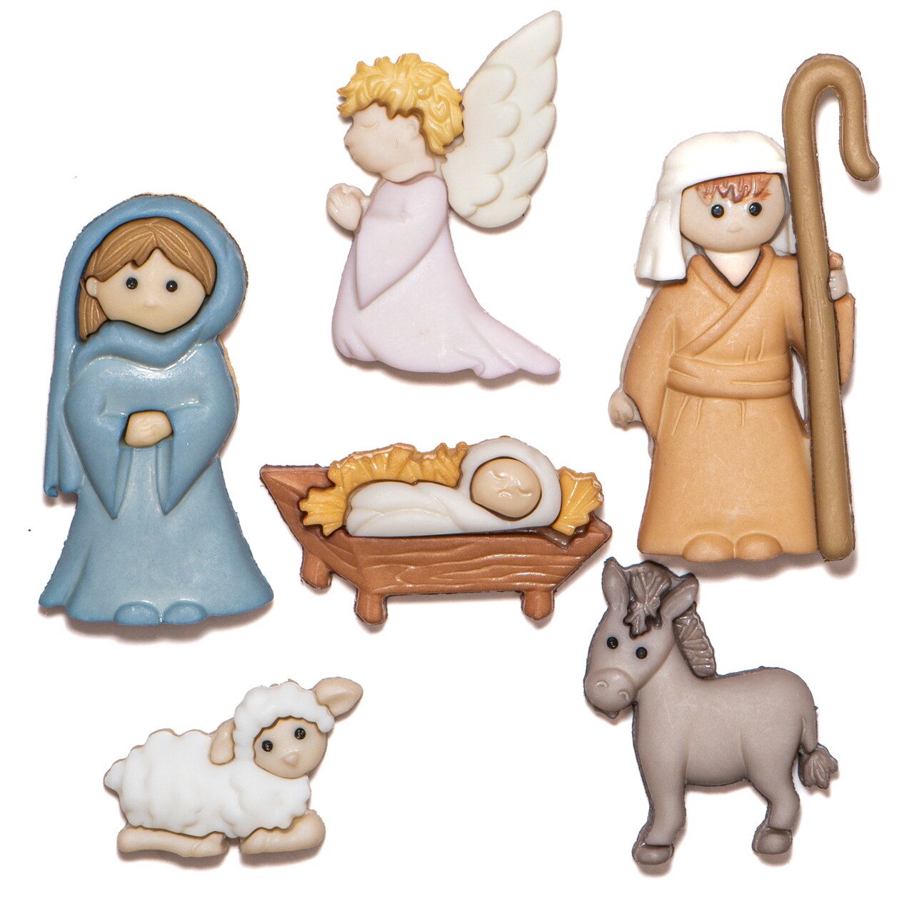 Dress It Up Button Shop Nativity Religious Holiday Christmas Themed Buttons